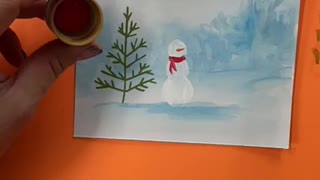 DIY Snowman Card