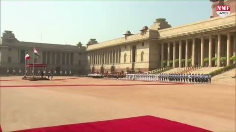 Guard of honour to PM Georgia Meloni of Italy