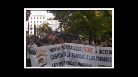 Terra SOS-tenible Manifestación "Paremos al Estado, Paremos a la OMS" Madrid 24 Sept.2022 (Vídeo 4)