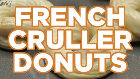 French Cruller Donuts - Full Recipe