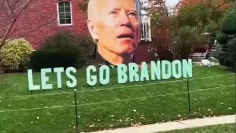 Check out this “Let’s go Brandon” lawn ornament