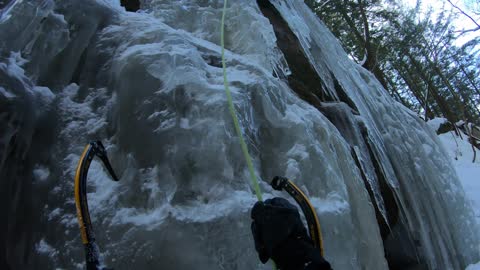 Ice Climbing Flume Gorge 2/11/2022