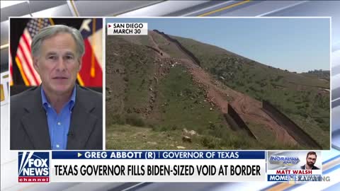 Gov. Abbott Speaks to Laura Ingraham About New Border Wall