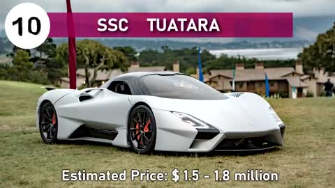 Top 10 Most Expensive Cars to watch