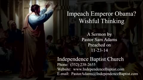 Impeach Emperor Obama? Wishful Thinking