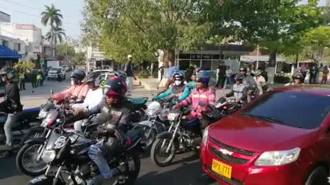 Protesta de mototaxis