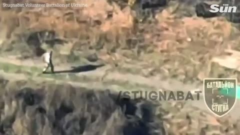 Ukrainian volunteer battalion uses homemade Kamikaze drone to attack Russian position