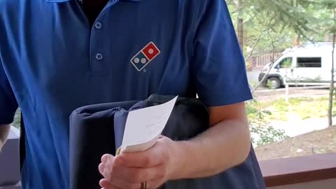 Pizza Delivery Driver Enjoys Playing a Game of Surprise