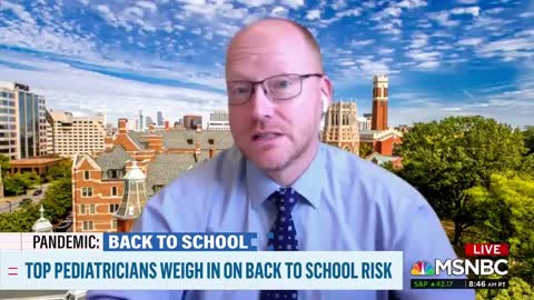 MSNBC Reporter Stunned Pediatricians Agree To Send Kids Back To School