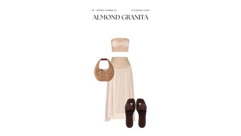 Styling a neutral "Almond Granita" Summer Outfit | Styled Daily