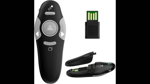 Review: Wireless Presenter Remote, 2.4GHz USB Control Presentation PPT PowerPoint Clicker for M...