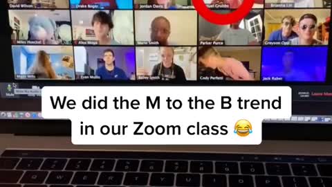 In an online class a student starts dancing which infects the rest of the class 😂😆🤣