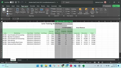 Excel- Chapter 01 - Assignment-