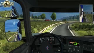 Euro Truck Simulator 2 Gameplay - Lille a Liége