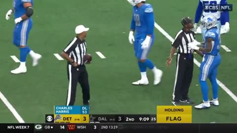 NFL Referee Takes One Straight To The Face