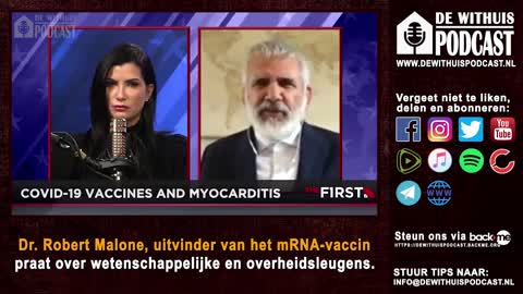 Dr. Robert Malone, uitvinder van het mRNA-vaccin praat over wetenschappelijke en overheidsleugens