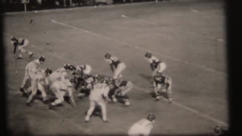 1963 - Berwick Bulldogs vs Danville Ironmen - Silent B&W Game Clips