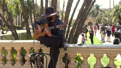 Excellent Guitar Played In Balboa Park...