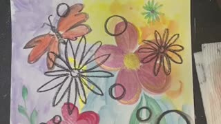 Fun Watercolor Flowers