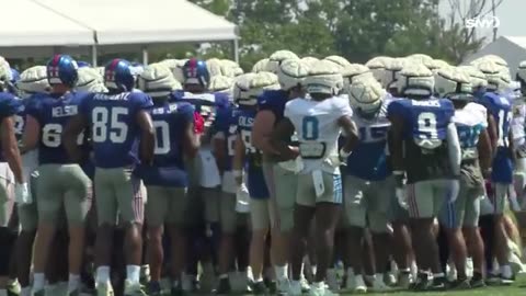 Fight Breaks Out At Giants And Lions Joint Practice - Daniel Jones In The Middle Of It