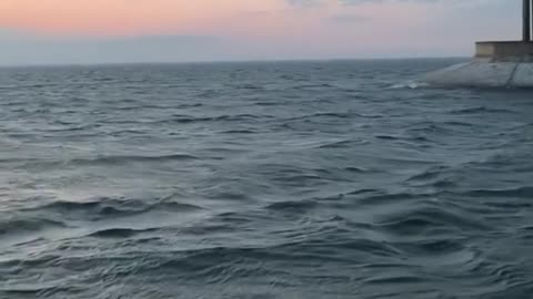 View of the Dnieper from the boat