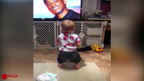 Amazing baby with funny talents