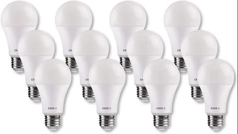 Review: Cree Lighting A19 100W Equivalent LED Bulb, 1600 lumens, Dimmable, Soft White 2700K, 25...