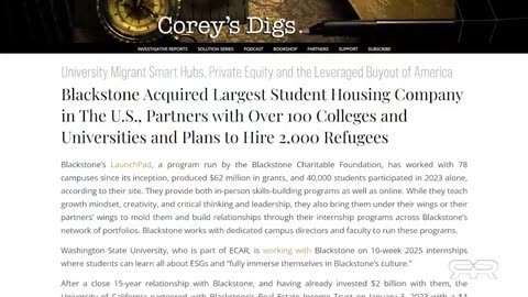 ILLEGAL IMMIGRANTS BEING HOUSED AND TRAINED AT AMERICAN UNIVERSITIES