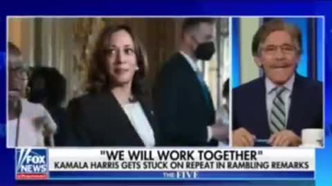 Kamala blasted for saying "work" together