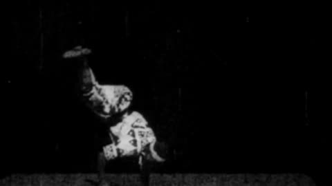 Arab Knife Juggler, Hadj Cheriff (1894 Original Black & White Film)