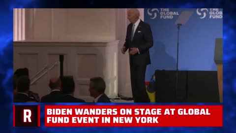 Biden Wanders on Stage…Where is He Going?