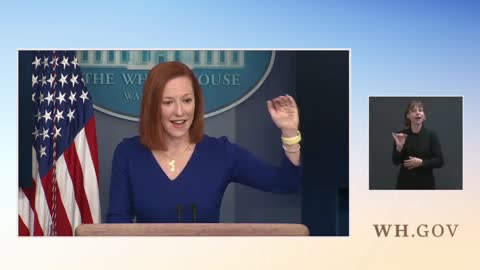 White House Press Secretary Jen Psaki