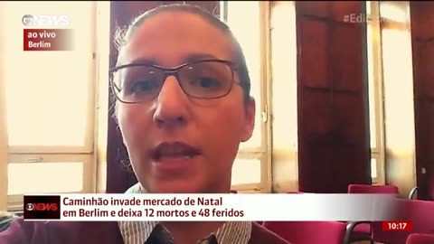 Brasileira que mora em Berlim fala sobre o clima na cidade aps ataque - GloboNews Jornal GloboNews .