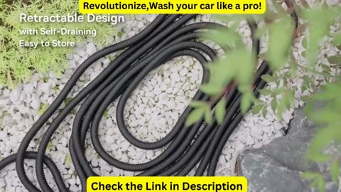 Revolutionize,Wash your car like a pro!Baseus Car Wash Water Gun Spray Nozzle High Pressure