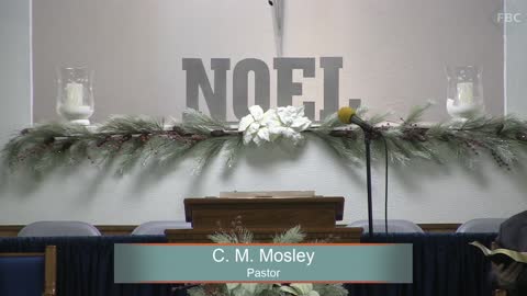 Pastor C. M. Mosley, Series: Great Questions From The Bible, Is Not This The Carpenter's Son