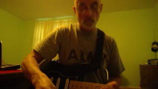 Playing "America The Beautiful" on my Fender Stratocaster