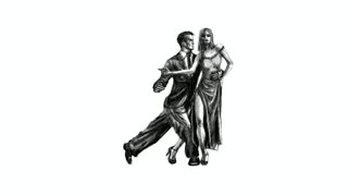 Argentine Tango time-lapse art (No. 303)