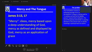 Sunday June 2, 2024 Life of the Messiah 139: Mercy and the Tongue!