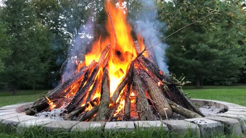 Fire time lapse