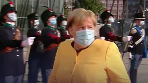 maske Merkel