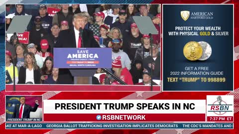 FULL SPEECH: President Donald J Trump delivers remarks at Trump Rally in Selma, NC 4/9/22