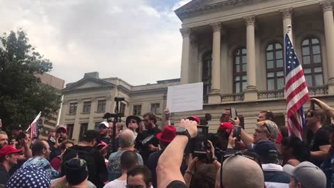 Pt 2 Atlanta Protest w/ Stop the Steal Caravan