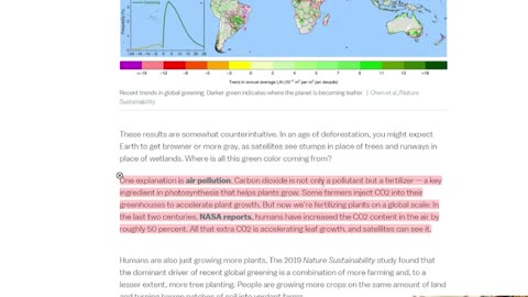 CO2 is great, a new study shows! Climate Pseudoscience denies all! Clownworld.