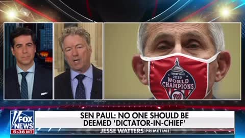 Rand Paul: Eliminate Dr. Fauci’s position with an amendment tomorrow with the health committee