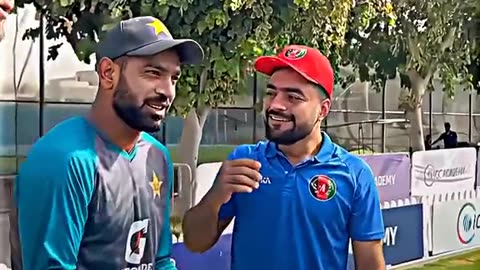 Pakistani players and Afghanistan player friendship ♥️