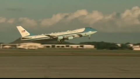 President Trump On Air Force One Heading To North Carolina Peaceful Protest Rally