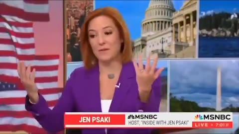 Jen Psaki "Maybe Donald Trump will go away. Maybe he'll go to jail. Maybe he will die..."