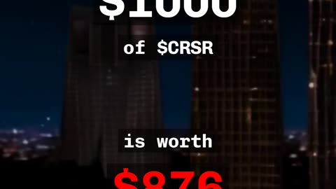 🚨 $CRSR 🚨 Why is Corsair Gaming / $CRSR trending today? 🤔 #CRSR #finance #stocks