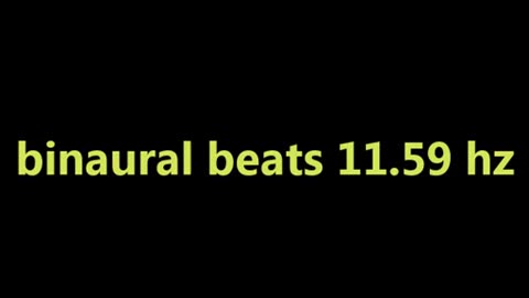 binaural beats 11 59 hz