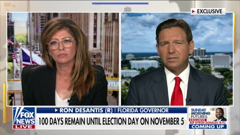 DeSantis says Harris can't run away with her lies